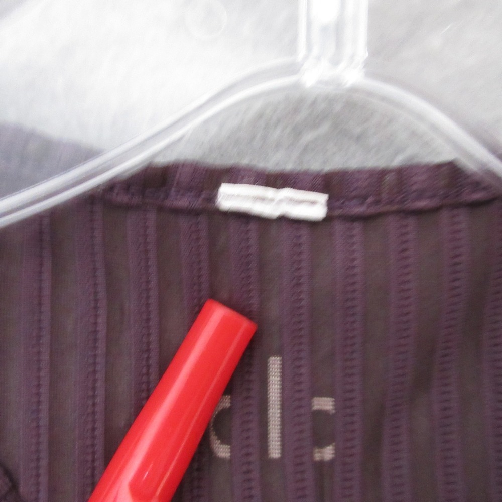 Alo Yoga Tank Top Small Purple Sheer Ribbed Racerback Activewear Yoga Workout - Picture 4 of 8